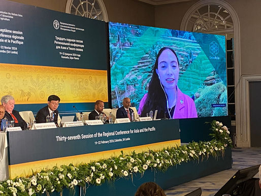 Grow Asia presents Private Sector Statement at FAO Regional Conference for Asia and Pacific